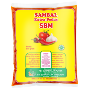 Sambal Extra Pedas SBM 550gram